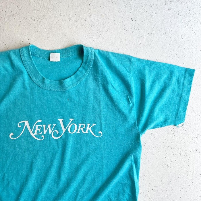 1970s NEW YORK  Writing&Logo T-shirt souvenir T-shirt | Vintage.City 古着屋、古着コーデ情報を発信