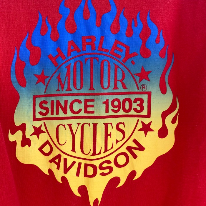 Harley-Davidson tee ハーレーダビッドソン　ファイアーパターン | Vintage.City 古着屋、古着コーデ情報を発信