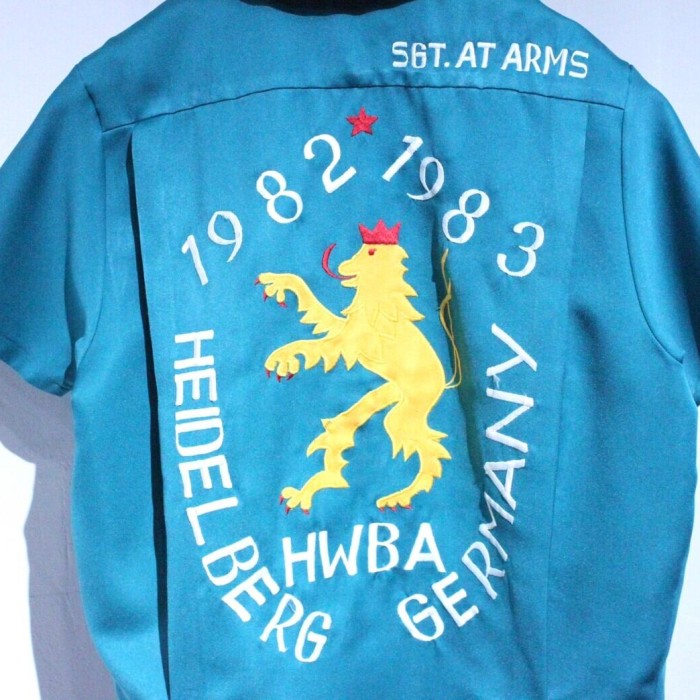 80s Souvenir Shirt "Germany" "Sergeant at arms" | Vintage.City 빈티지숍, 빈티지 코디 정보