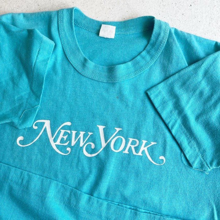1970s NEW YORK  Writing&Logo T-shirt souvenir T-shirt | Vintage.City 古着屋、古着コーデ情報を発信
