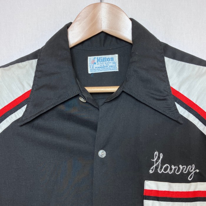 【70's】"HILTON" bowling shirt Lsize ＊good condition＊ | Vintage.City 古着屋、古着コーデ情報を発信