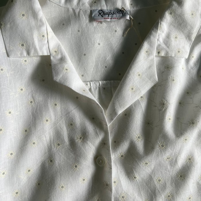 flower print blouse | Vintage.City 古着屋、古着コーデ情報を発信