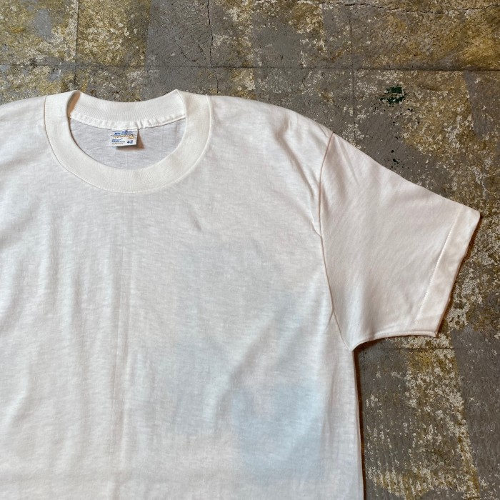 70s towncraft プレーンTシャツ 42 ホワイト | Vintage.City 古着屋、古着コーデ情報を発信