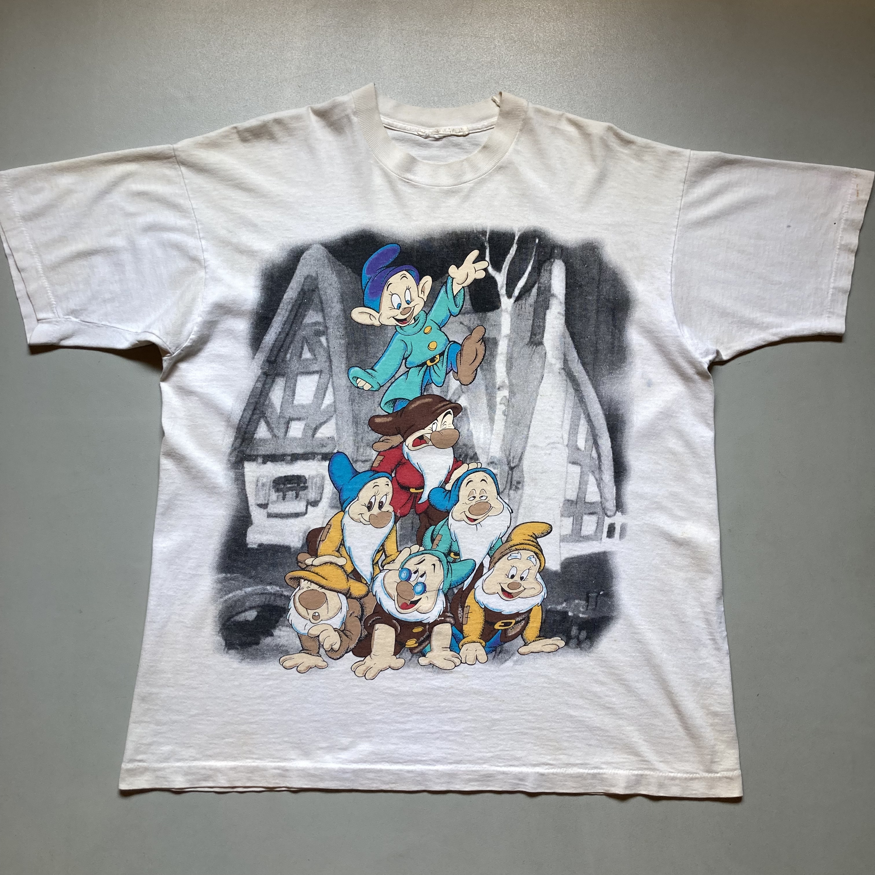 90s Disney 白雪姫と7人の小人 T-shirt ディズニー Tシャツ 半袖T