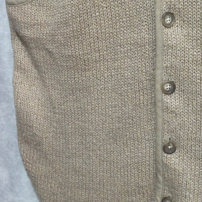 90s " GAP " linen x cotton knit & shirts fabric vest | Vintage.City 古着屋、古着コーデ情報を発信