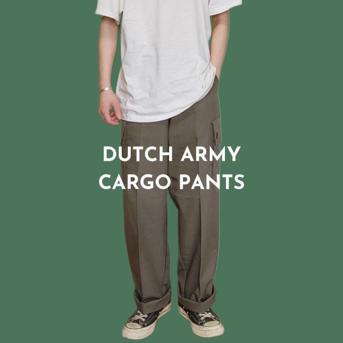 DEADSTOCK 49 Cargo pants -DUTCH ARMY- | Vintage.City 古着屋、古着コーデ情報を発信