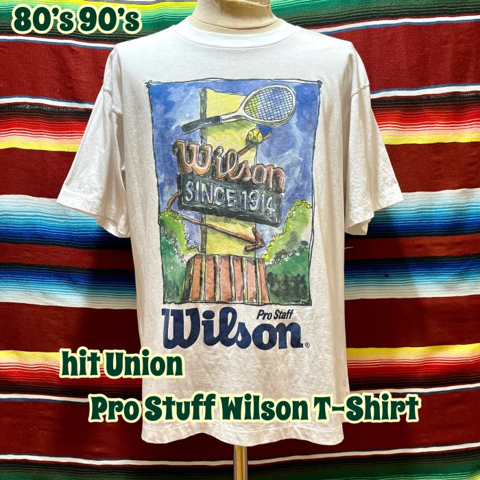 【Wilson】90s 日本製 ヒットユニオン レトロ STAFF ウィルソン