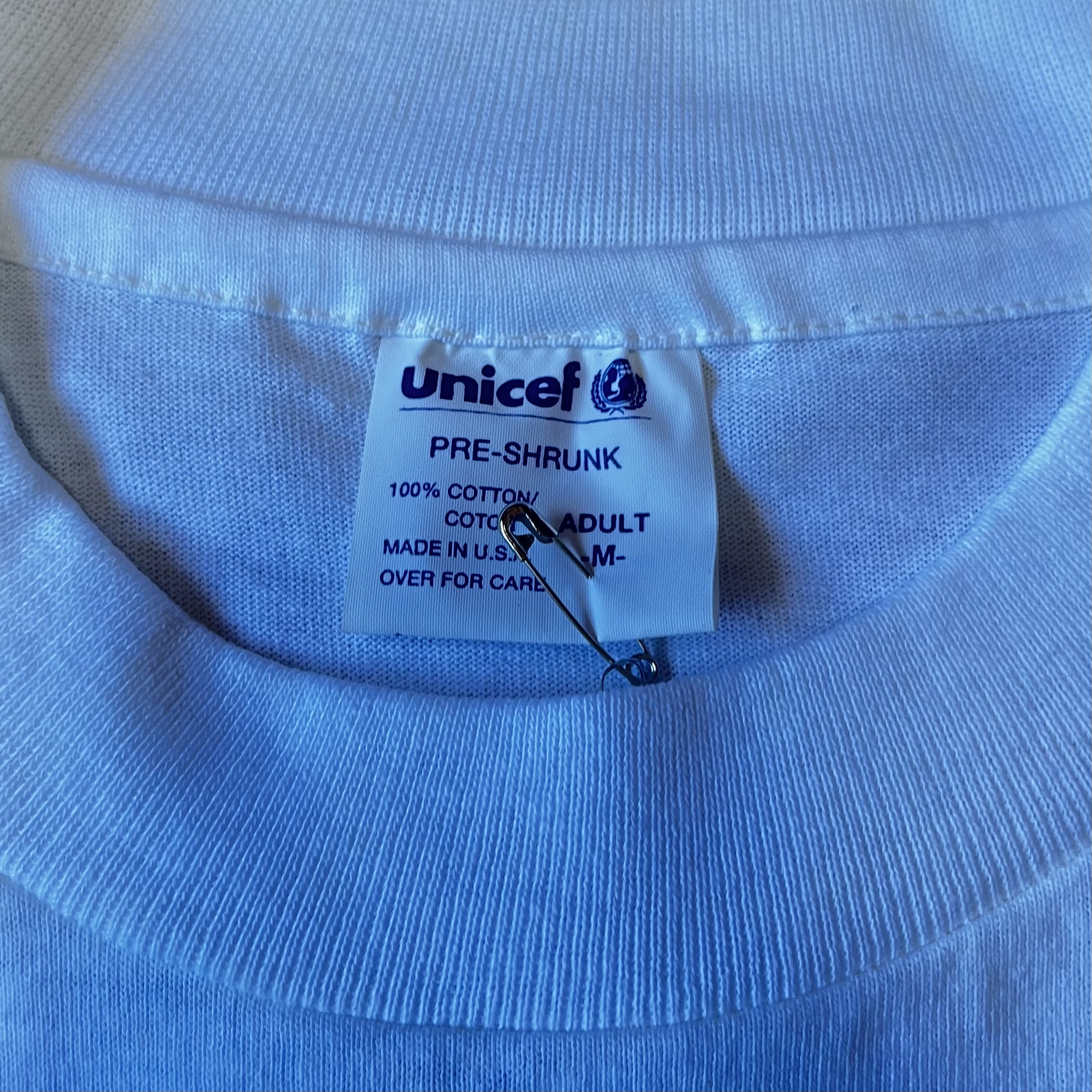 90's【unicef】Printed T-Shirts ユニセフ プリントTシャツ t-2320