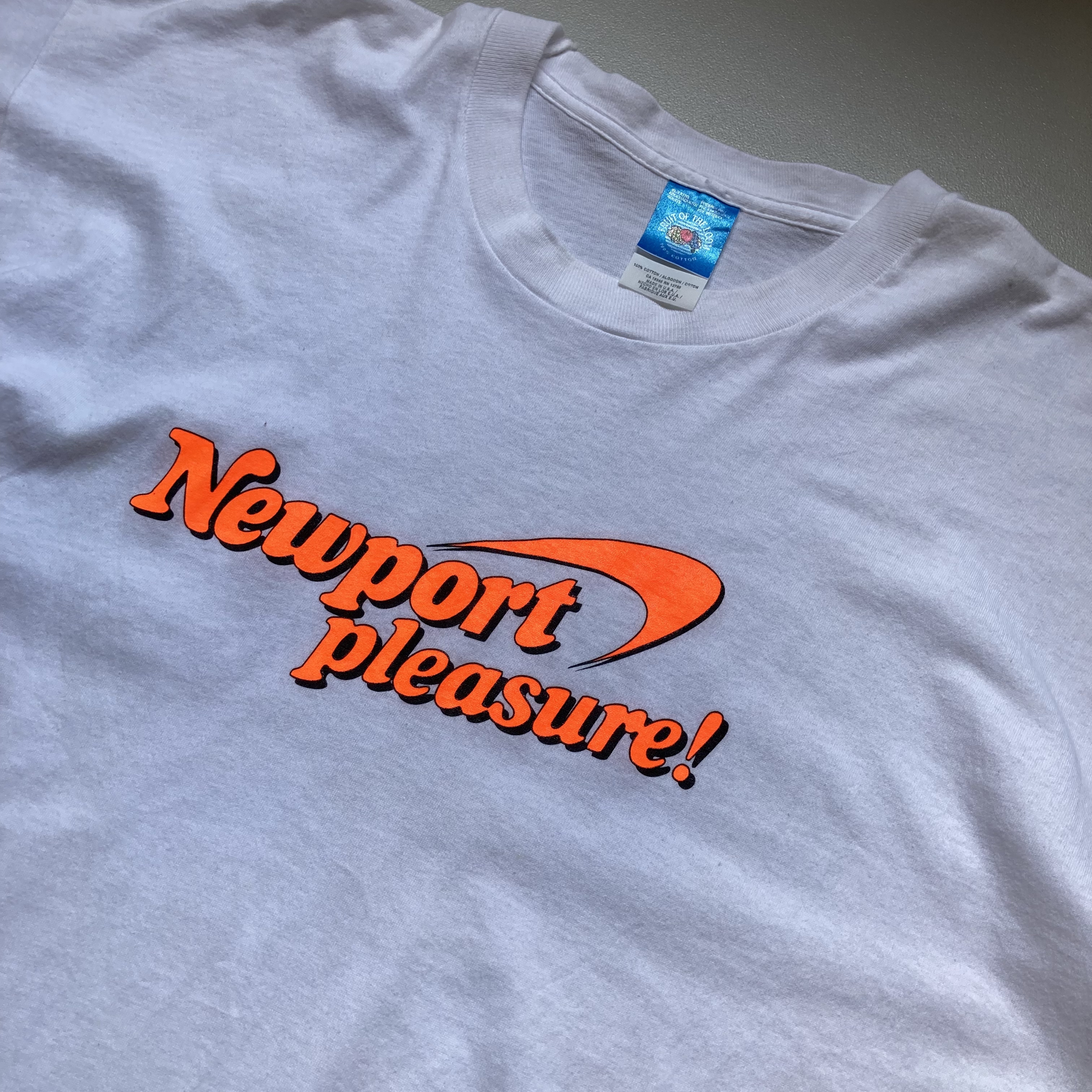 90s Newport Pleasure tobacco T-shirt ニューポート タバコTシャツ
