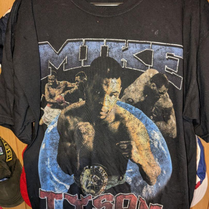 マイクタイソン 80’s ヴィンテージ Tシャツ L Mike Tysonraptee