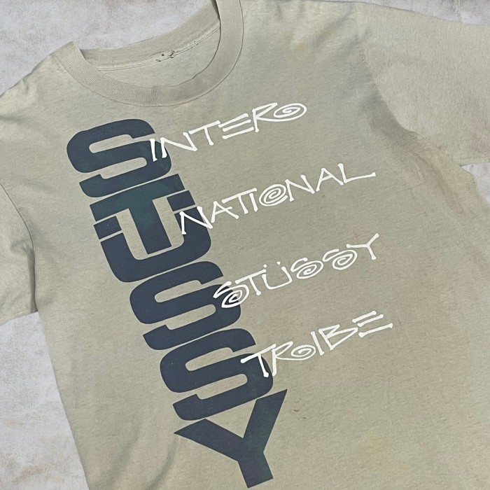 90's old Stussy “INTERNATIONAL STUSSY TRIBE” Tee | Vintage.City