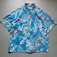 80s Reyn spooner pullover shirt 80年代　レインスプーナー　アロハシャツ HAWAII made 半袖シャツ　プルオーバーシャツ | Vintage.City 빈티지숍, 빈티지 코디 정보