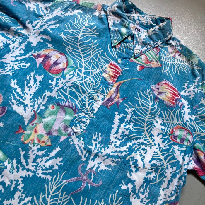 80s Reyn spooner pullover shirt 80年代　レインスプーナー　アロハシャツ HAWAII made 半袖シャツ　プルオーバーシャツ | Vintage.City 古着屋、古着コーデ情報を発信