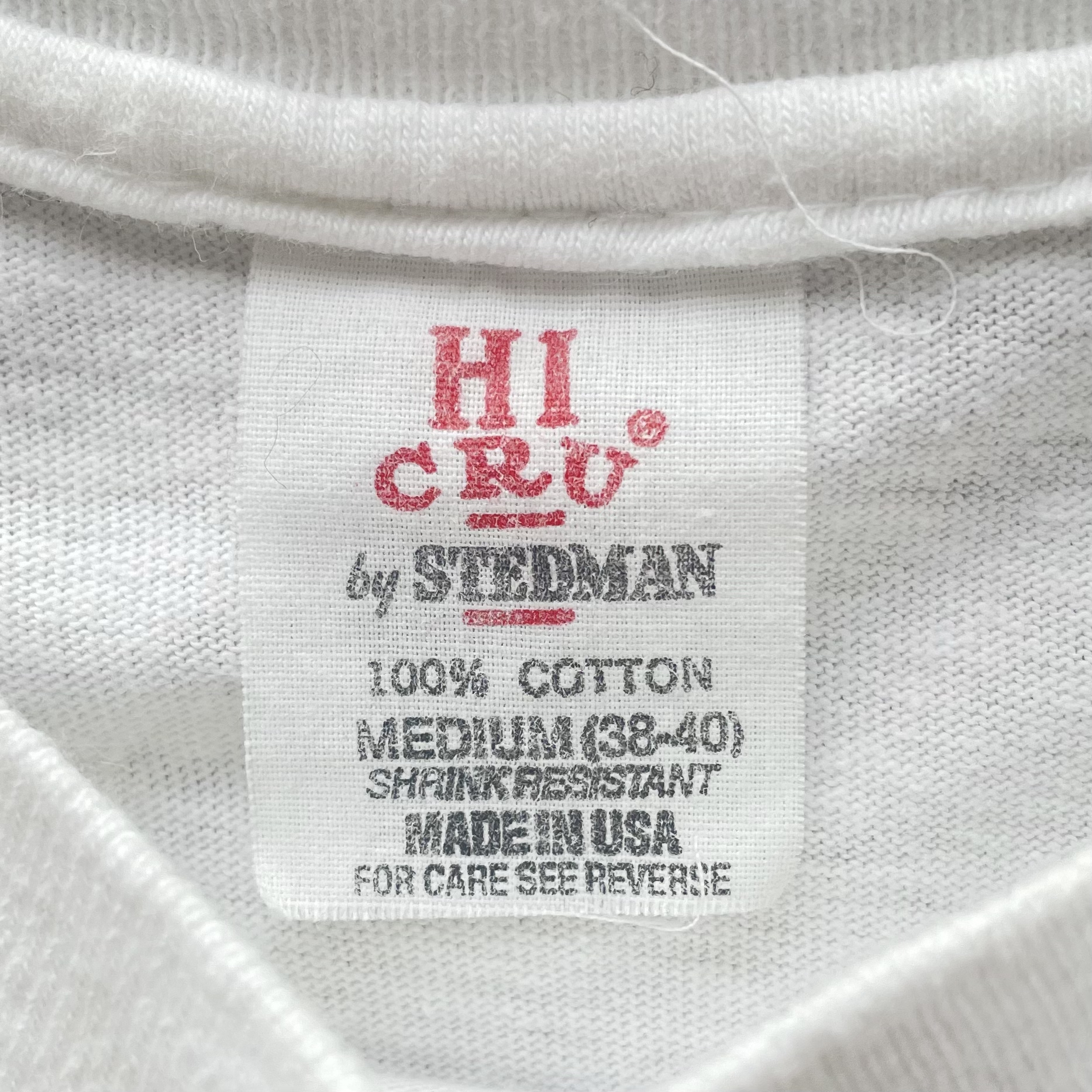 アメリカ STEDMAN 80s ビンテージ 半袖Tシャツ ベージュ