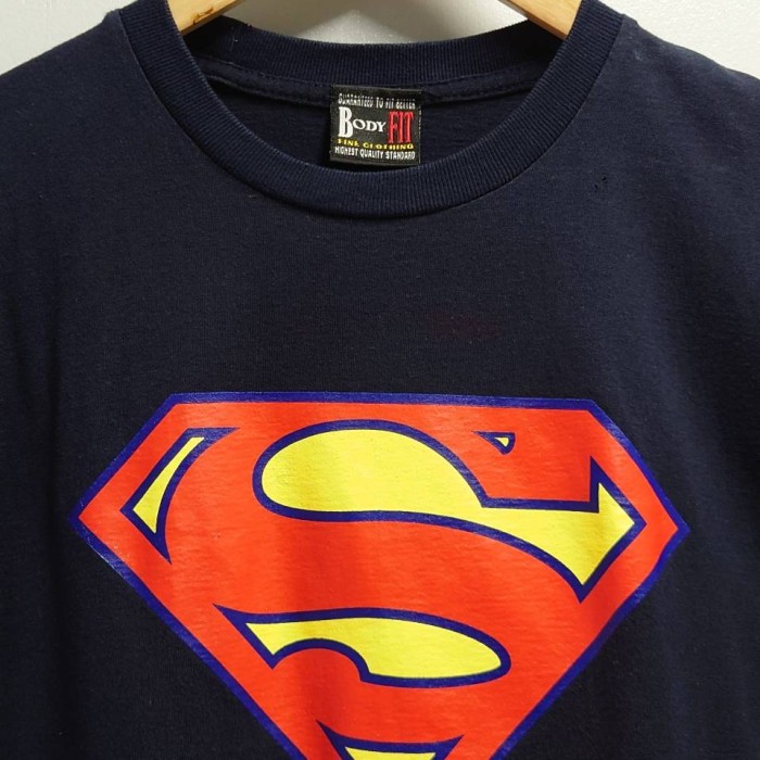 スーパーマン ロゴ プリント Tシャツ ネイビー S相当 | Vintage.City 古着屋、古着コーデ情報を発信