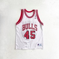 1990s Champion CHICAGO BULLS Basketball game shirt "MICHAEL JORDAN" No.45 White 【40】 | Vintage.City 古着屋、古着コーデ情報を発信