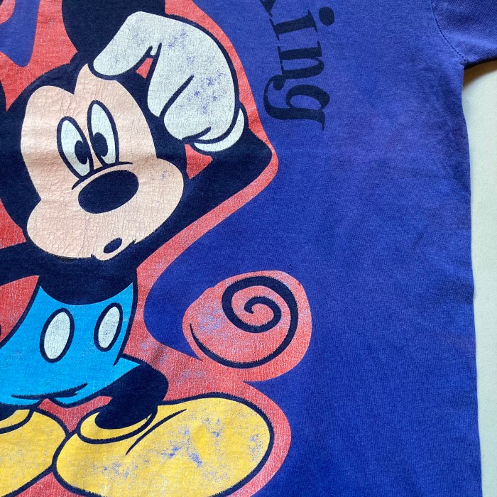 90s〜 Disney Mickey T-shirt 「what was I thinking 」ディズニー　ミッキー　Tシャツ　プリントTシャツ ミッキーTシャツ 半袖Tシャツ | Vintage.City 古着屋、古着コーデ情報を発信
