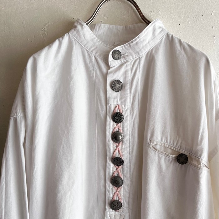 Euro vintage Tyrol shirt /メタルボタンヴィンテージチロリアンシャツ | Vintage.City 古着屋、古着コーデ情報を発信