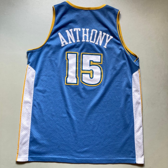 NBA game shirt NIKE team DENVER 15 CARMELO ANTHONY ナイキ バスケットボーゲームシャツ ユニフォーム　カーメロアンソニー | Vintage.City 古着屋、古着コーデ情報を発信