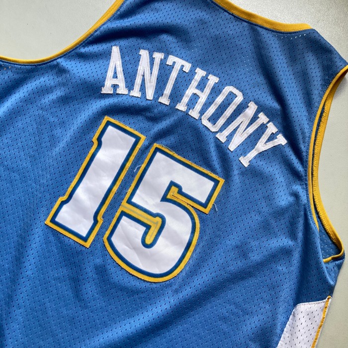 NBA game shirt NIKE team DENVER 15 CARMELO ANTHONY ナイキ バスケットボーゲームシャツ ユニフォーム　カーメロアンソニー | Vintage.City 古着屋、古着コーデ情報を発信
