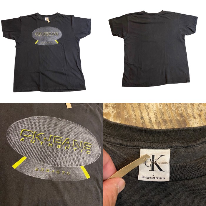 ビンテージ 90年代 カルバンクライン Tシャツ L ブラック | Vintage.City 古着屋、古着コーデ情報を発信