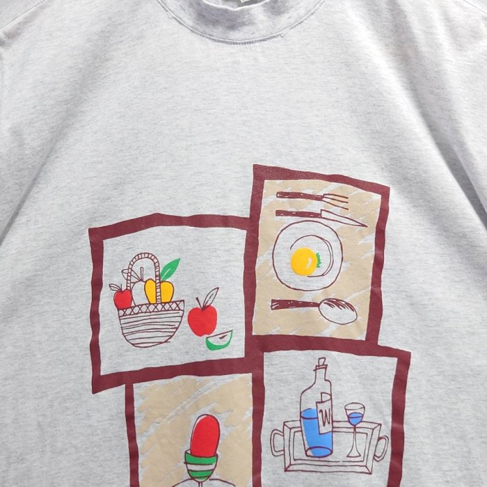 90’s CHEMISE LACOSTE HOME WEAR プリント Tシャツ | Vintage.City 빈티지숍, 빈티지 코디 정보