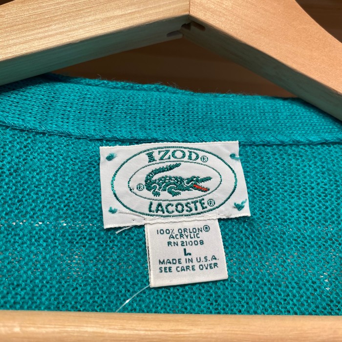 80's LACOSTE cardigan ラコステ　カーディガン | Vintage.City 古着屋、古着コーデ情報を発信