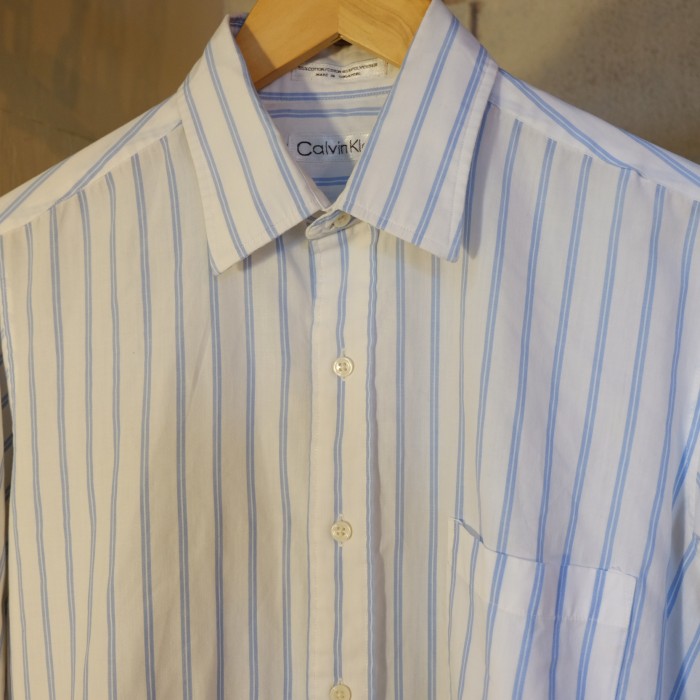 Calvin Klein　vintage　stripe　shirt | Vintage.City 古着屋、古着コーデ情報を発信