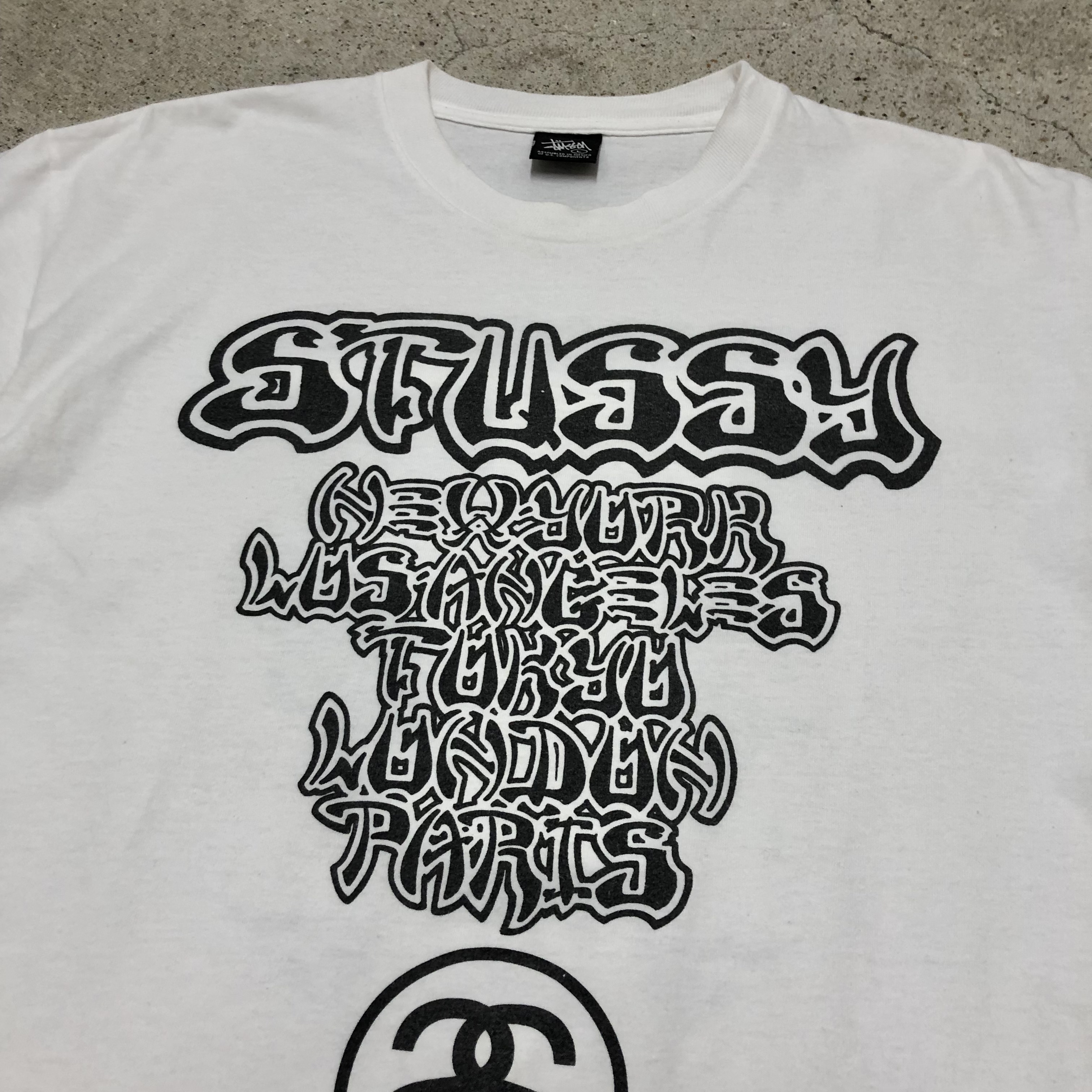 STUSSY × BULLDOG SKATES ワールドツアーTシャツ Mサイズ