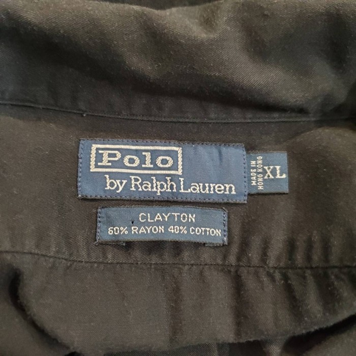 POLO RALPH LAUREN 90s オープンカラーシャツ CLAYTON | Vintage.City 古着屋、古着コーデ情報を発信