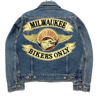 80's古着 Harley-Davidson デニムジャケット メンズM | Vintage.City 빈티지숍, 빈티지 코디 정보