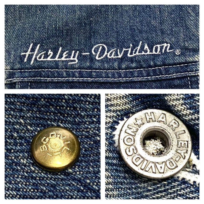 80's古着 Harley-Davidson デニムジャケット メンズM | Vintage.City 古着屋、古着コーデ情報を発信