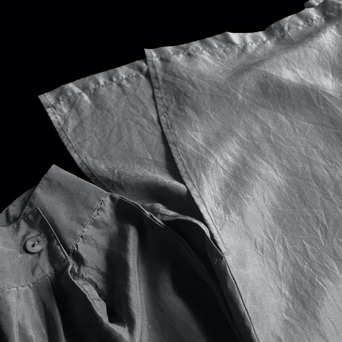 Plain Design Silk Shirt | Vintage.City 古着屋、古着コーデ情報を発信