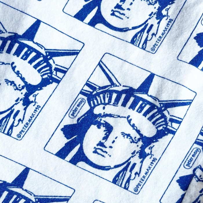 1990s Peater max Statue of Liberty All over Print  T-shirt | Vintage.City 빈티지숍, 빈티지 코디 정보