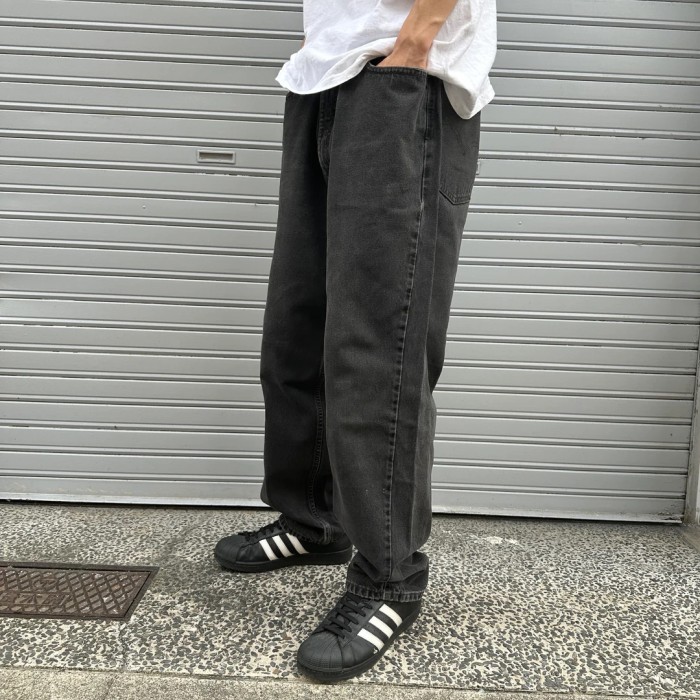 90’s levi's 550 black denim pant 647 | Vintage.City 古着屋、古着コーデ情報を発信