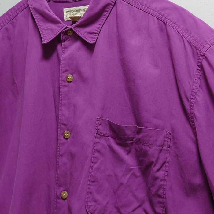 80’s BANANA REPUBLIC 旧タグ コットン 半袖 シャツ | Vintage.City 古着屋、古着コーデ情報を発信