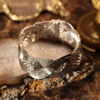 USA VINTAGE DESIGN SILVER MEXICAN BANGLE/アメリカ古着デザイン 