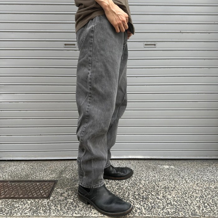 90’s levi's 550 black denim pant 650 | Vintage.City 古着屋、古着コーデ情報を発信