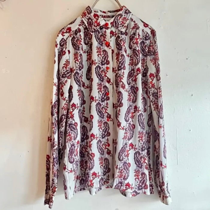 retro paisley blouse /ヴィンテージペイズリーブラウス | Vintage.City 古着屋、古着コーデ情報を発信