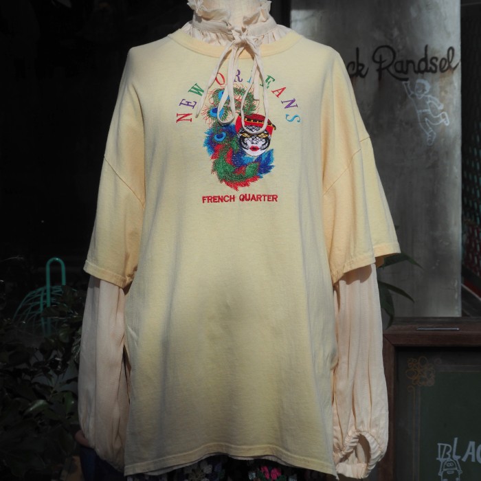 GILDAN The French Quarter New Orleans 刺繍 Tシャツ | Vintage.City 古着屋、古着コーデ情報を発信