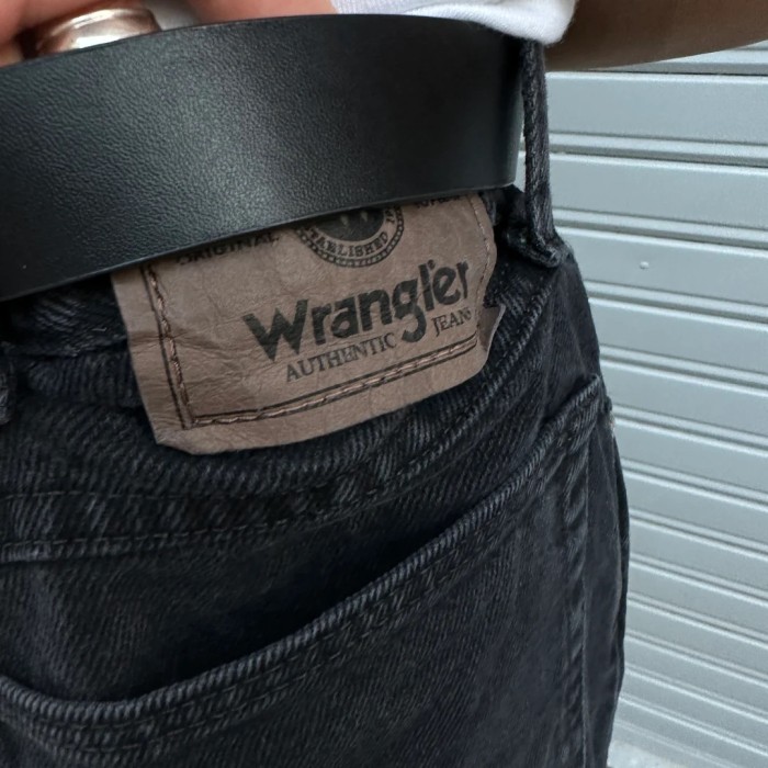 wrangler black denim pant | Vintage.City 古着屋、古着コーデ情報を発信