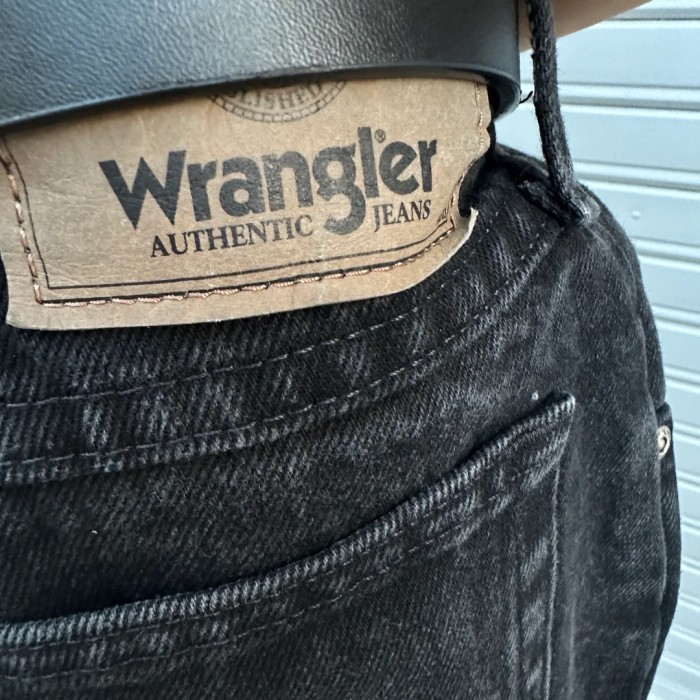 wrangler black denim pant | Vintage.City 古着屋、古着コーデ情報を発信