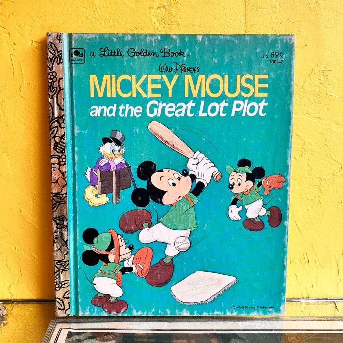 1974s USA Walt Disney's「 MICKEY MOUSE AND THE GREAT LOT PLOT」 Vintage Picture Book | Vintage.City 빈티지숍, 빈티지 코디 정보