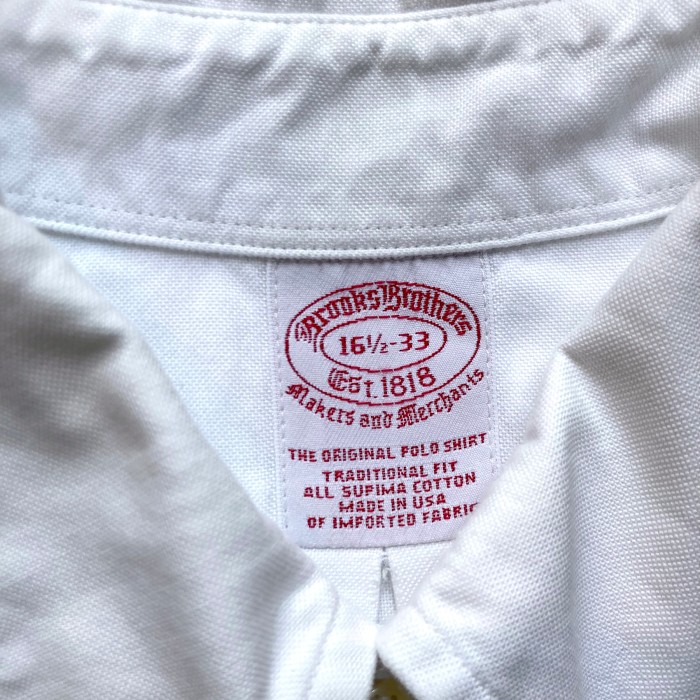 90’s Brooks Brothers Cotton B/D Shirt Made in USA | Vintage.City 빈티지숍, 빈티지 코디 정보