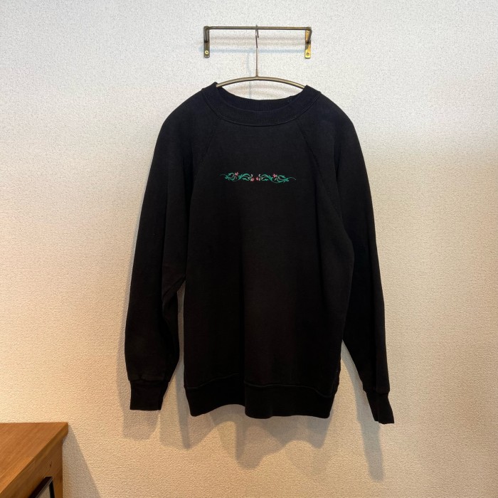 80s mini flower sweatshirt | Vintage.City 古着屋、古着コーデ情報を発信
