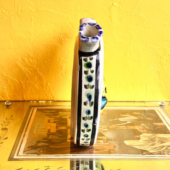Mexico Tonala ceramica Vintage Flower Vase | Vintage.City 빈티지숍, 빈티지 코디 정보