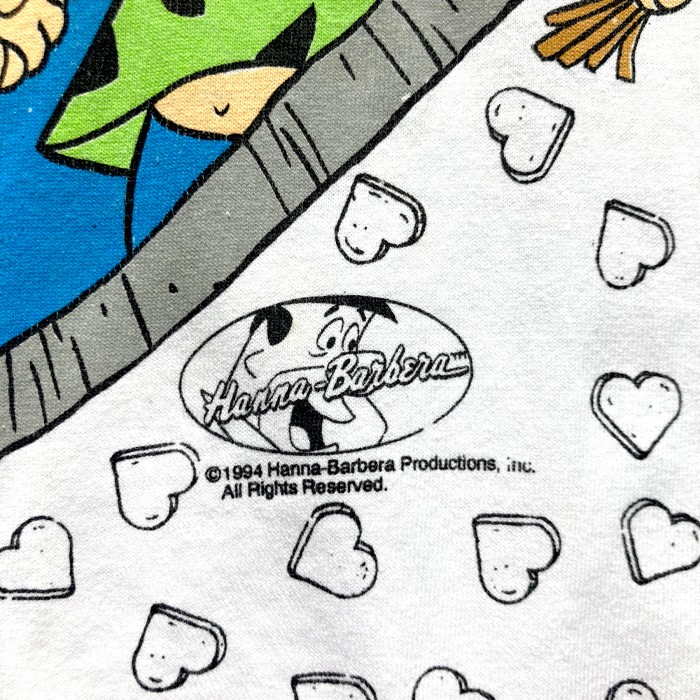 90’s “THE FLINTSTONES” Pebbles & Bamm-Bamm Print Tee | Vintage.City 古着屋、古着コーデ情報を発信