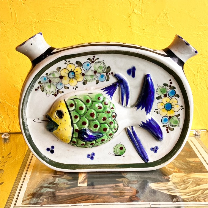 Mexico Tonala ceramica Vintage Flower Vase | Vintage.City 古着屋、古着コーデ情報を発信