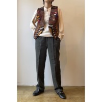 pattern vest | Vintage.City 古着屋、古着コーデ情報を発信