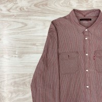 【LEVI STRAUSS&CO.】 シャツ 赤 サイズ表記なし | Vintage.City 古着屋、古着コーデ情報を発信